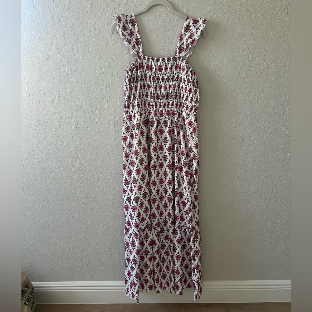 Floral Print Sleeveless Dress - Picture 2 of 4